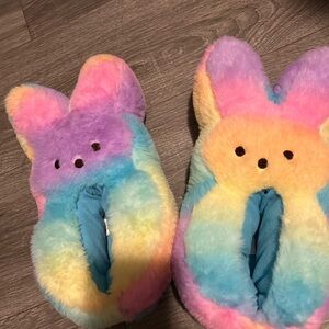 PEEPS Colorful Bunny Slippers